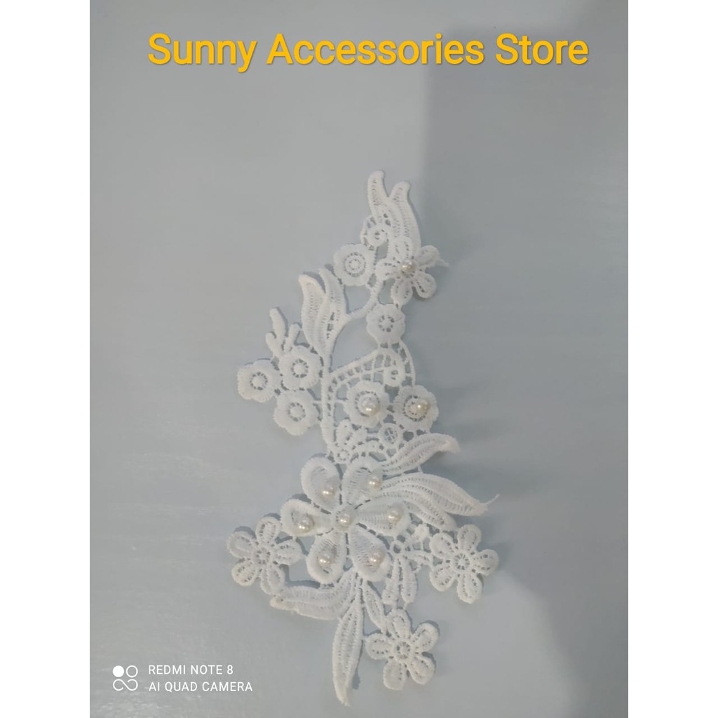 Renda Giper Import Bunga Melati Mutiara *Premium Product*