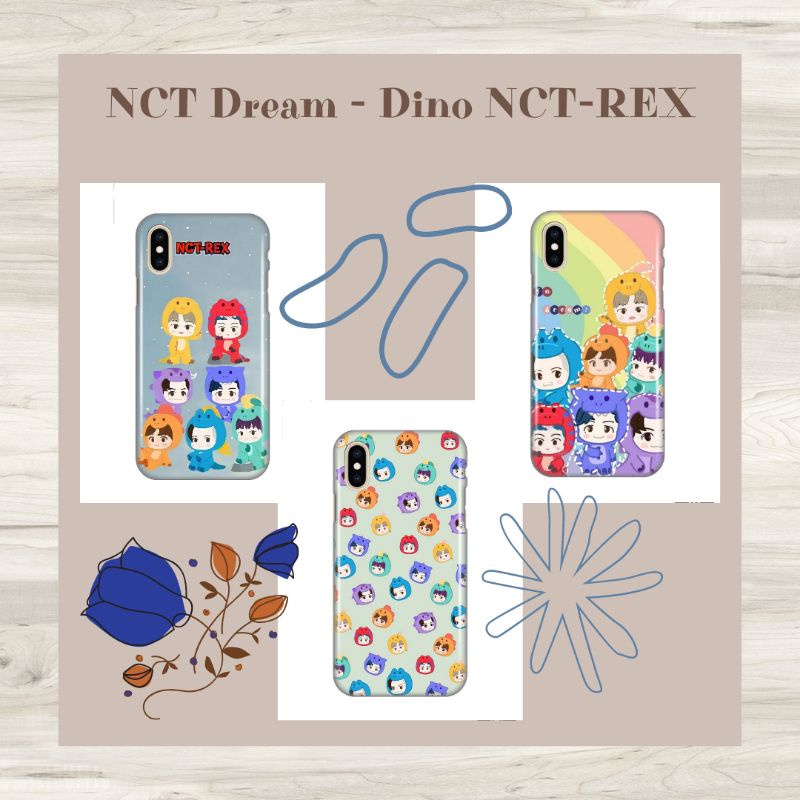 (NCT DREAM) Case NCT Dream x NCT-REX Dinosaur A to Z Edition Softcase Anticrack Dinosaurus Dino Casi