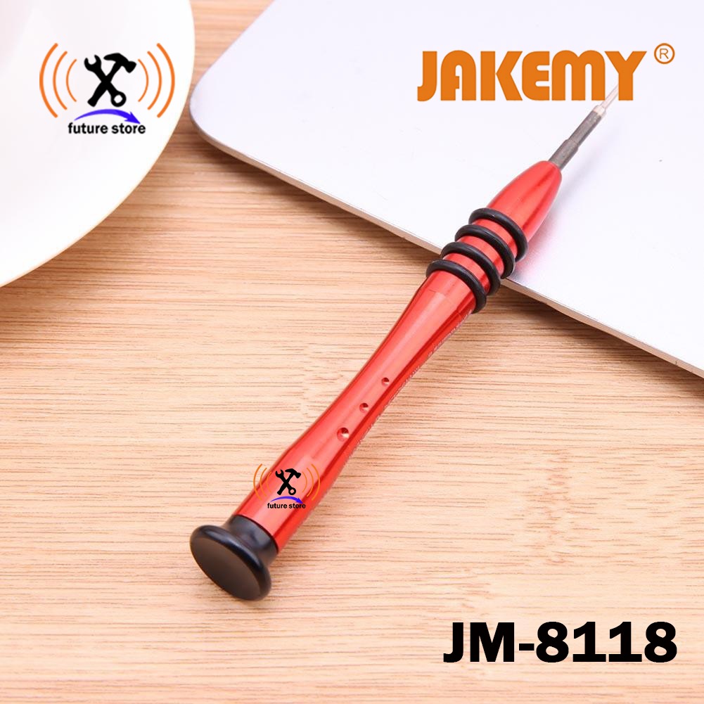 JAKEMY JM-8118 (Y) 0.8 Precision Aluminium Alloy obeng handphone original for iphone-2
