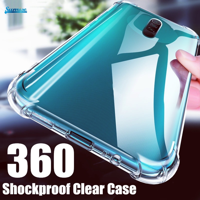 Soft Case TPU Transparan Shockproof Anti Gores / Benturan Cover Xiaomi Redmi K30