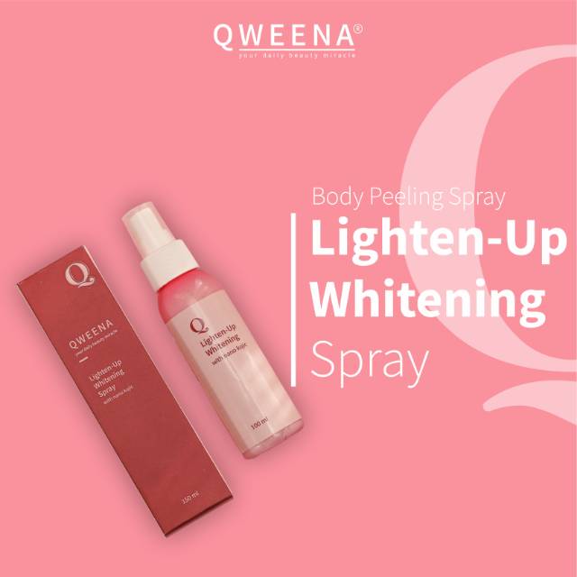 QWEENA LIGHTEN UP WHITENING SPRAY / QWEENA BPOM