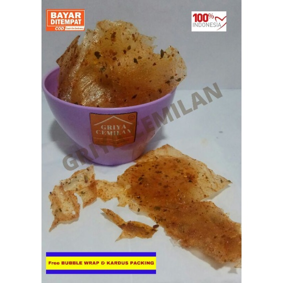 

Keripik Kaca, Keripik Beling pedas