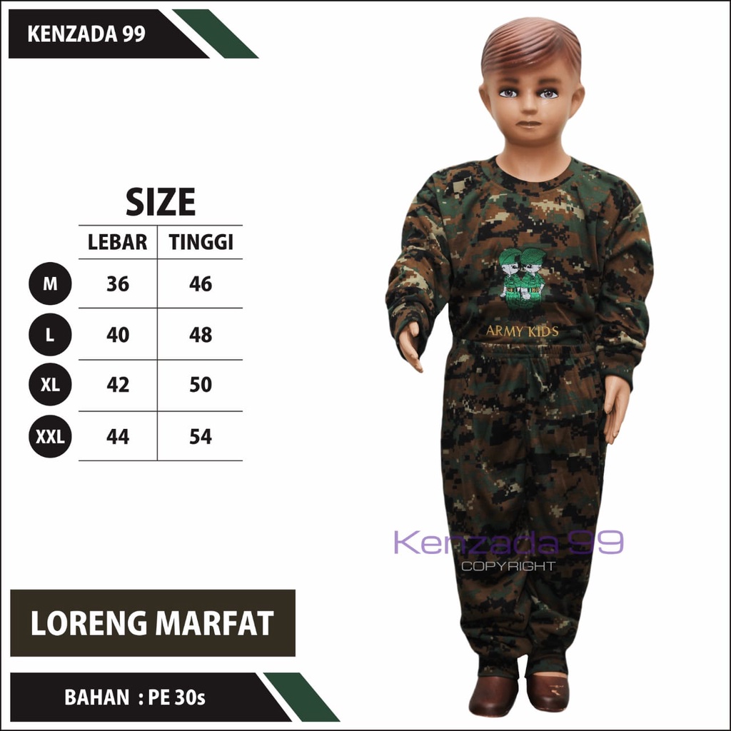 [COD]SETELAN ANAK BAJU LORENG BRIMOM LINUD NKRI MALVINAS NAVY SEAL MARVAT GURUN ACCUPAT