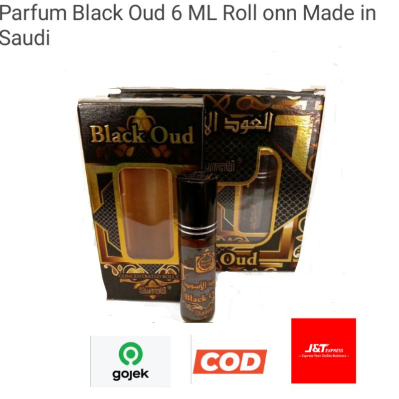 BLACK OUD PARFUM SURRATI 6 ML Made in saudi