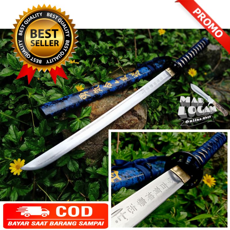 TERMURAH !!! Wakizashi custom katana ukuran 60cm pedang tanggung murah meriah