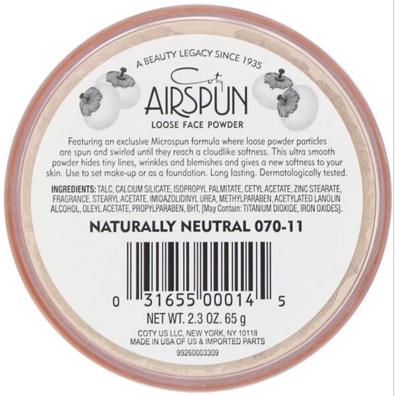 Coty Airspun Loose Face Powder