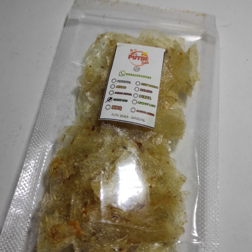 Keripik Kaca / Keripik Beling Kemasan Standing Pouch 30gr