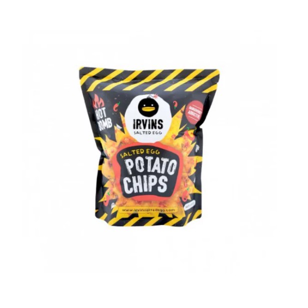 

IRVINS Salted Egg Potato Chips HOT BOMB 105g