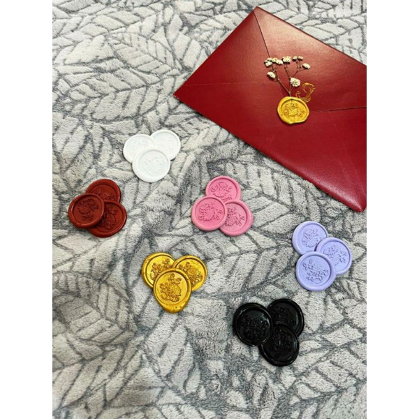

Wax Seal Coin Siap Pakai - Isi 70 buah, warna random (putih, pink, hitam, merah)