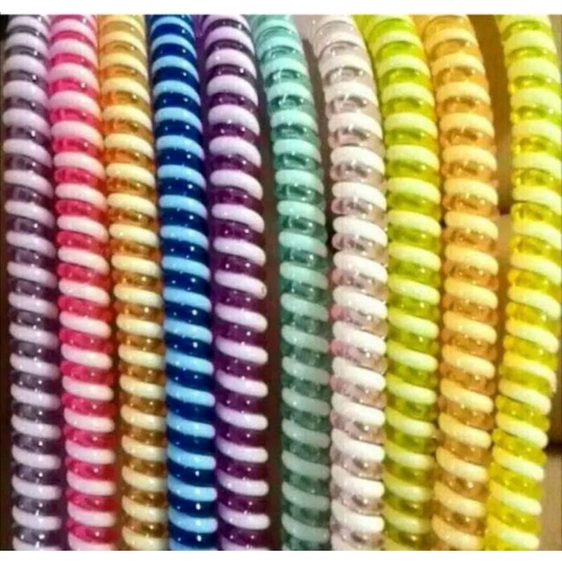 Pelindung Kabel Spiral 1 Warna / 2 Warna / 3 Warna