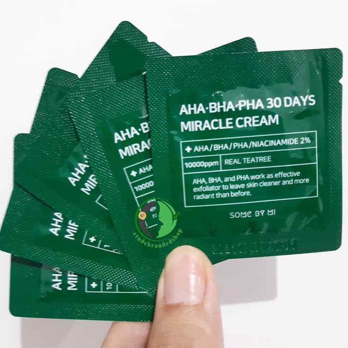 

Limited Edition SOMEBYMI - AHA-BHA-PHA 30 Days Miracle CREAM (Sample Sachet) Unik