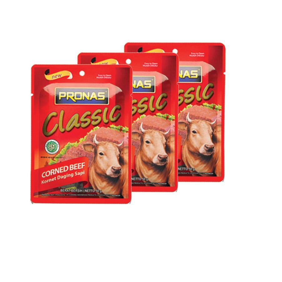 

BIG SALE!! (nhe-713) Pronas Kornet Sapi Sachet 50 g bundling 3 pcs