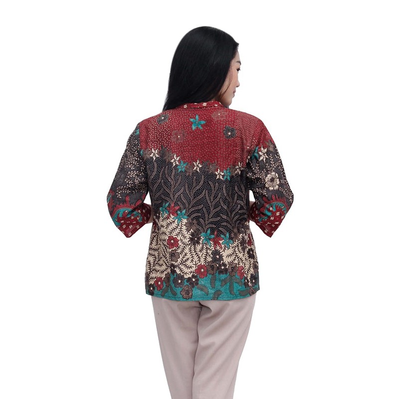 Batik Wanita Bolero Aurora -  Atasan Batik Wanita – Outer Batik - S-M-L-XL-XXL-3L-4L-5L-4