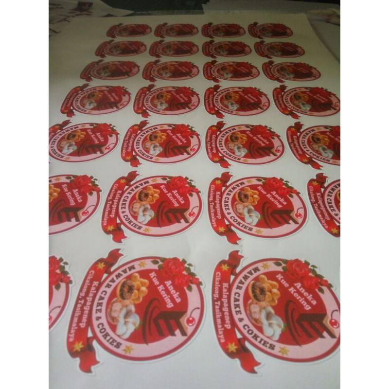 

Stiker label kemasan