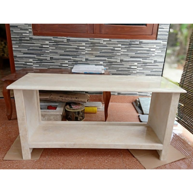 Meja TV Marmer