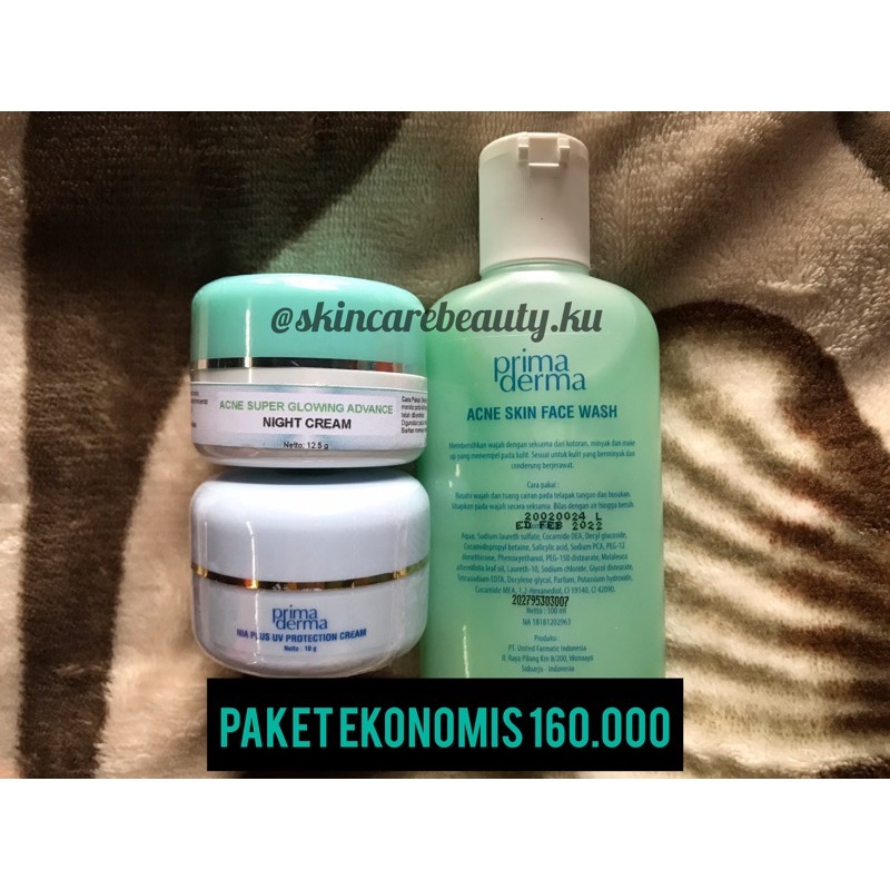 Primaderma acne super glowing (PAKET EKONOMIS)