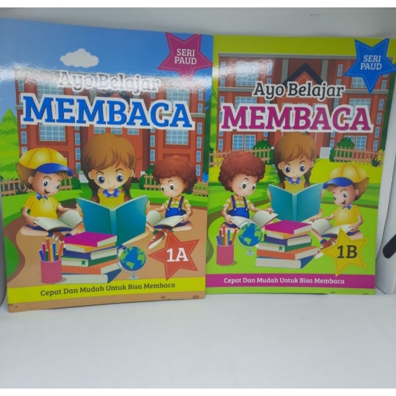 Buku Ayo Belajar Membaca Jilid 1A Dan 1B Seri PAUD - Daffa Media