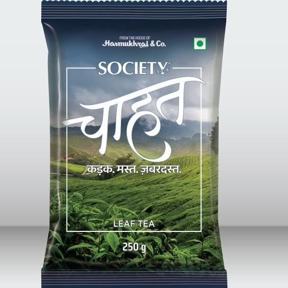 

\"\"\"\] Teh India SOCIETY CHAHAT (250 g packet ) / Leaf Tea