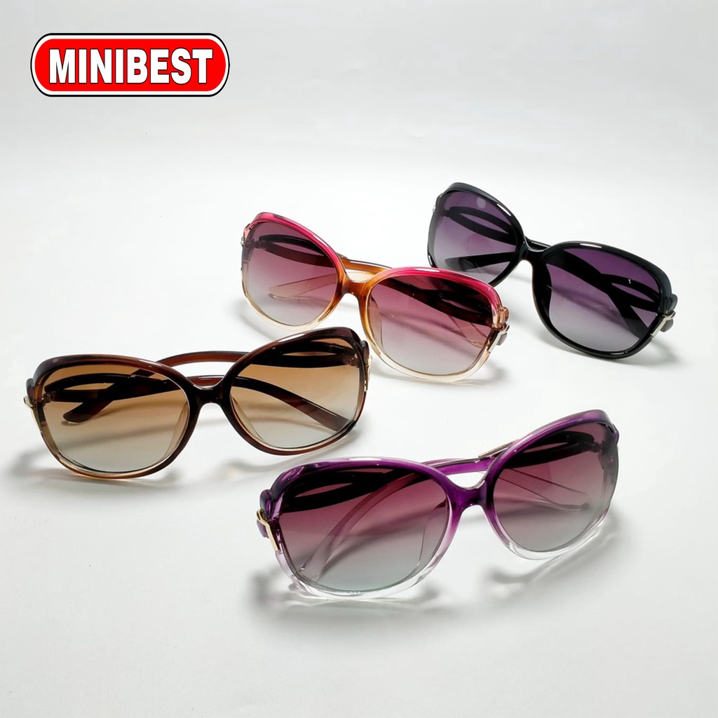 Kacamata Wanita Anti UV Polarized Outdoor Cantik Model korea KM-2229