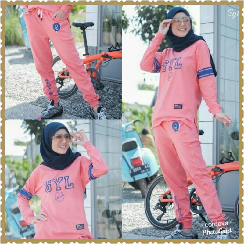 Set Sporty Gyl Authentic Ori