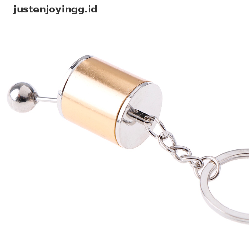 1 Pc Gantungan Kunci Mobil Bentuk Shift Gear Knob Bahan Metal