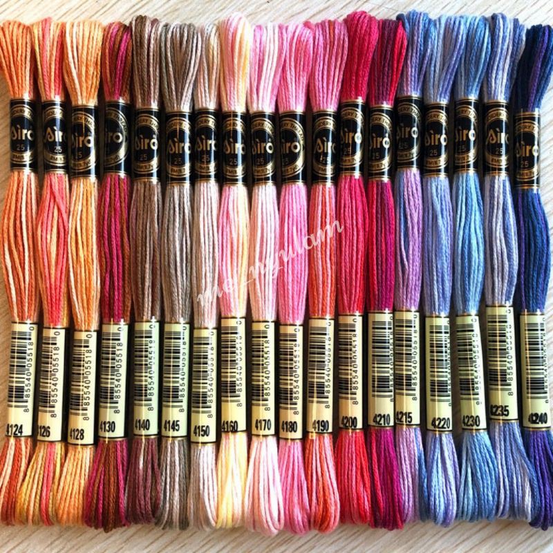 Benang Sulam Gradasi Airo Seri 3