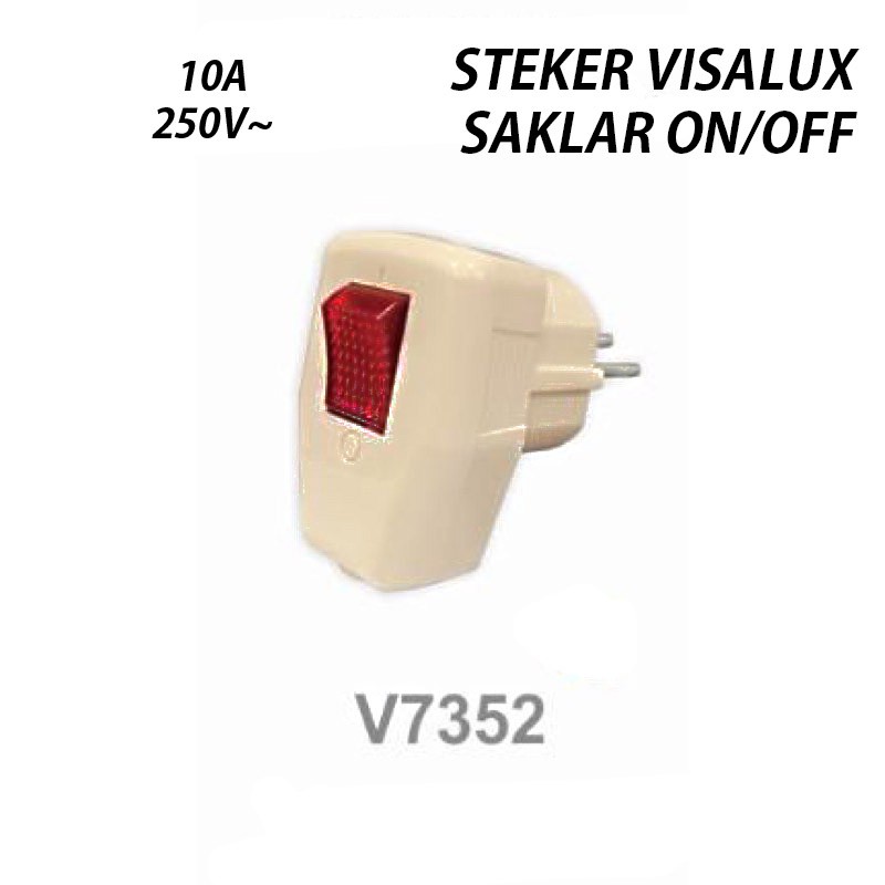 Steker Saklar Lampu VISALUX V7352