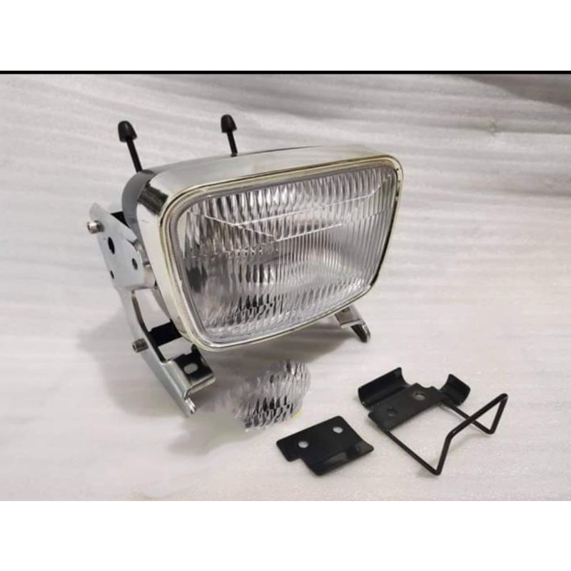Lampu reflektor set breket rx king rxking muda Non original.
