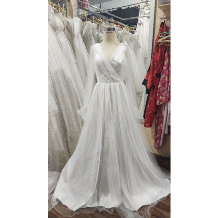 [GRATIS ONGKIR] Gaun wedding balgone 06  / gaun wedding second /gaun wedding preloved