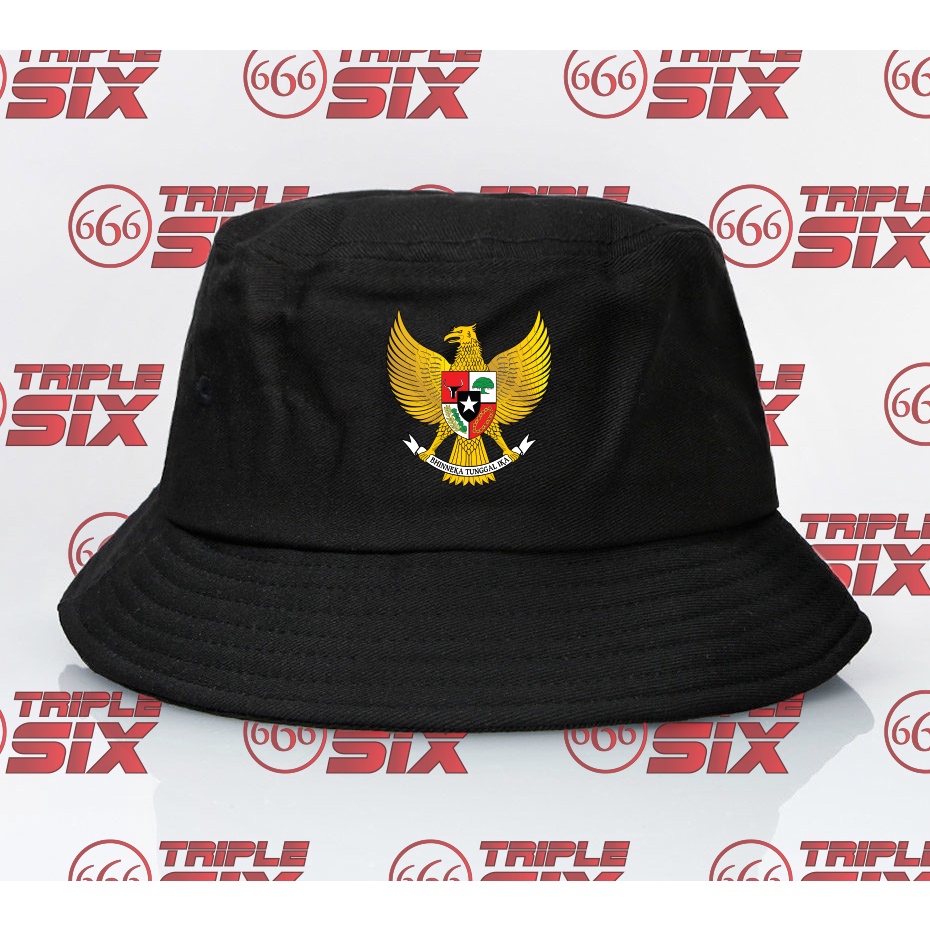 Topi Bucket Garuda Pancasila indonesia HUT