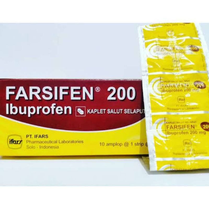 Farsifen Plus per strip obat nyeri, demam&amp; sakit gigi