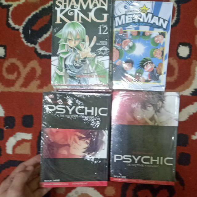 [195] Buku Komik Shaman King Metman Psychic Minmin Peterpan Letters My Shikigami The Deepest