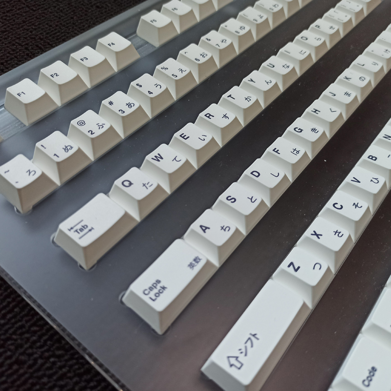 Keycaps 135 Tombol Pbt Desain Minimalis Warna Putih Untuk Keyboard Mekanik