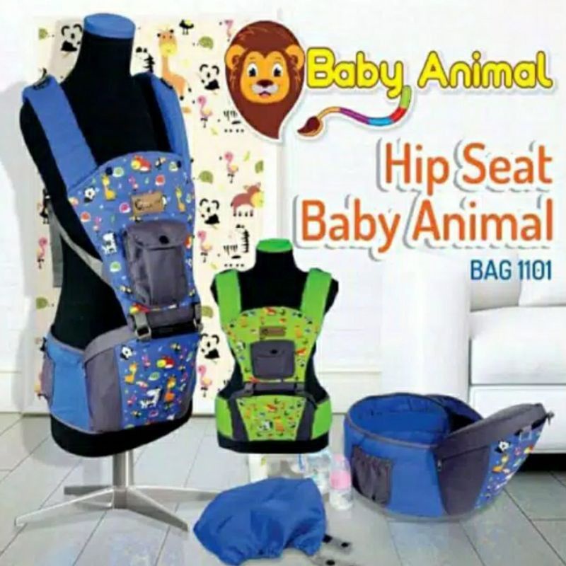 Gendongan Bayi Depan Hip Seat Baby Animal By Baby Scots