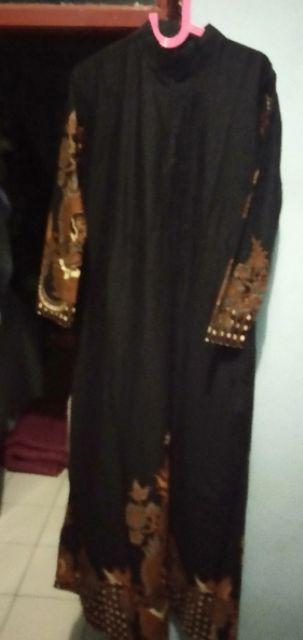 Batik Couple Keluarga Sania Ruffle Ori Ndoro Jowi Dnt Motif Naga Garansi Termurah