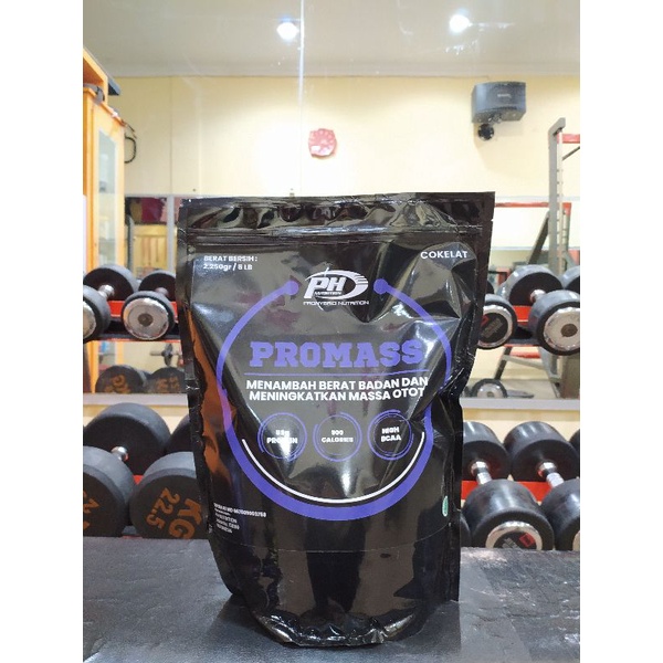 PH Nutrition ProMass 5 lb lbs Pro Hybrid Mass Muscle Gainer 2250 gr gram