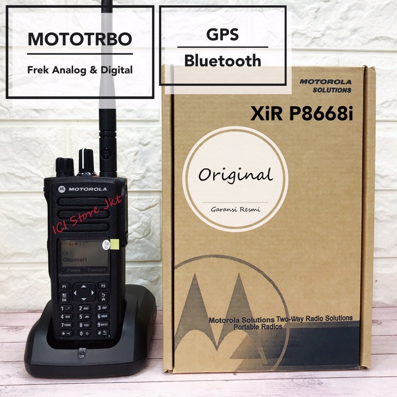 HT Motorola Xir 8668i VHF garansi resmi