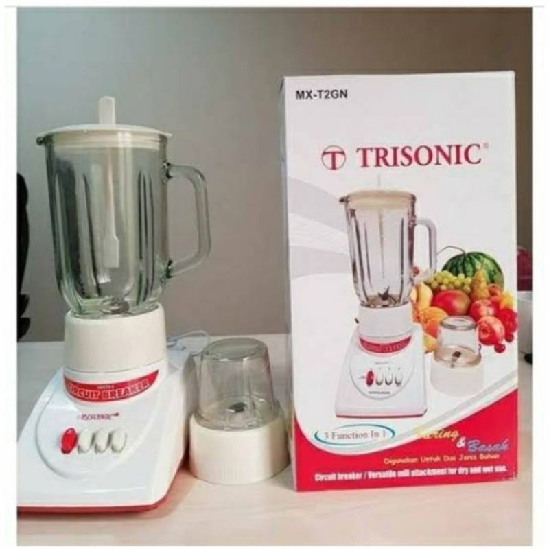 1 Trisonic blender juicer &amp; bumbu 2 in 1 bahan kaca. Blender serbaguna