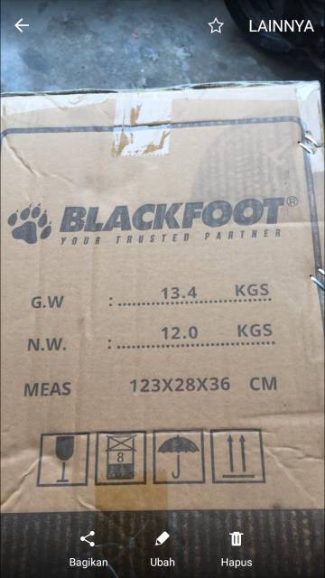 Tangga Lipat Alumunium Merah 4.6M