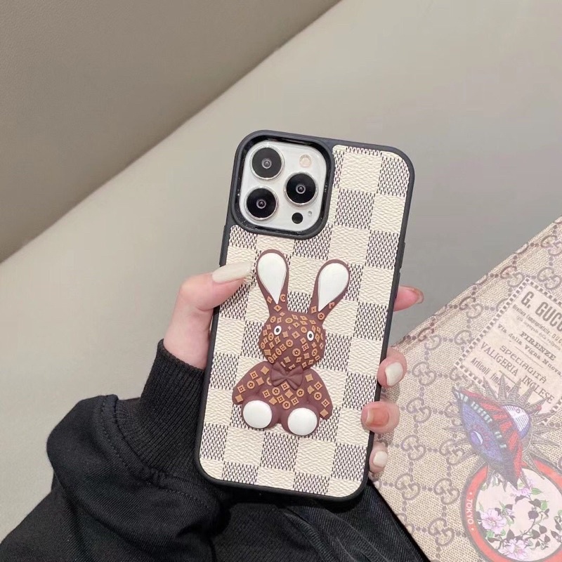 LV RABBIT IPHONE LEATHER CASE 7 8 8+ X Xs Xr Xsmax 11 11pro 11promax 12 12pro 12promax 13 13pro 13promax