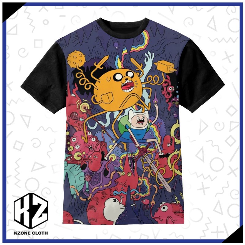 Baju Anak Adventure Time Background Story T-Shirt
