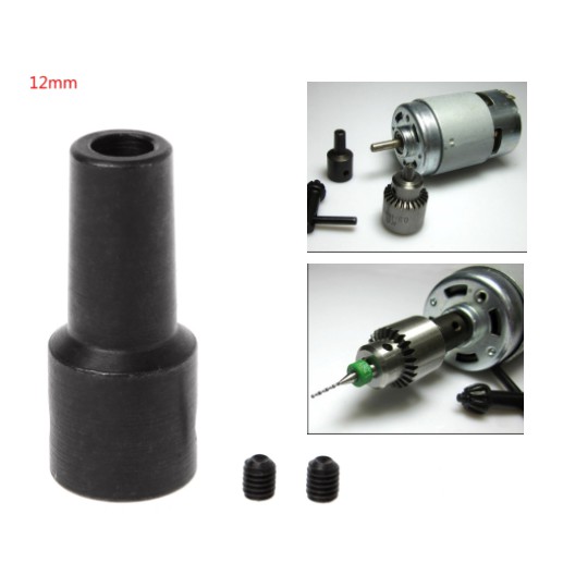 Adapter Chuck Extension Shaft Connector Rod Kepala Bor B12 12 mm