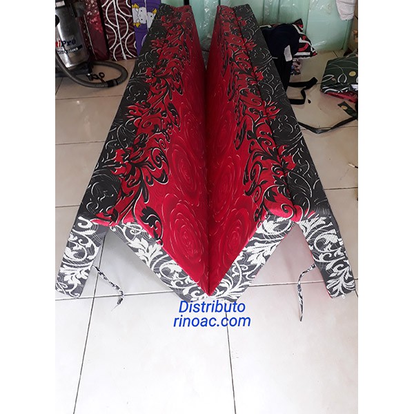 Kasur Inoac Lipat Asli Motif bunga red rose