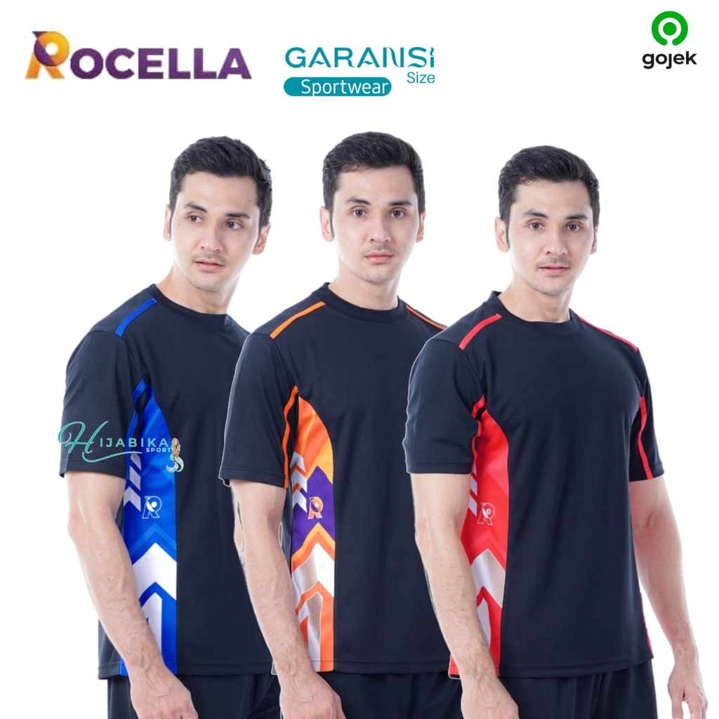 Baju Kaos Seragam Olahraga Jogging Volly Bersepeda Pria Guru Jumbo Lengan Pendek Dewasa Agustusan Ro