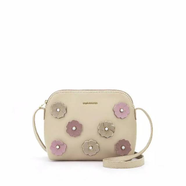 Tas kecil selempang motif bunga Shopie Martin Paris / kado wanita