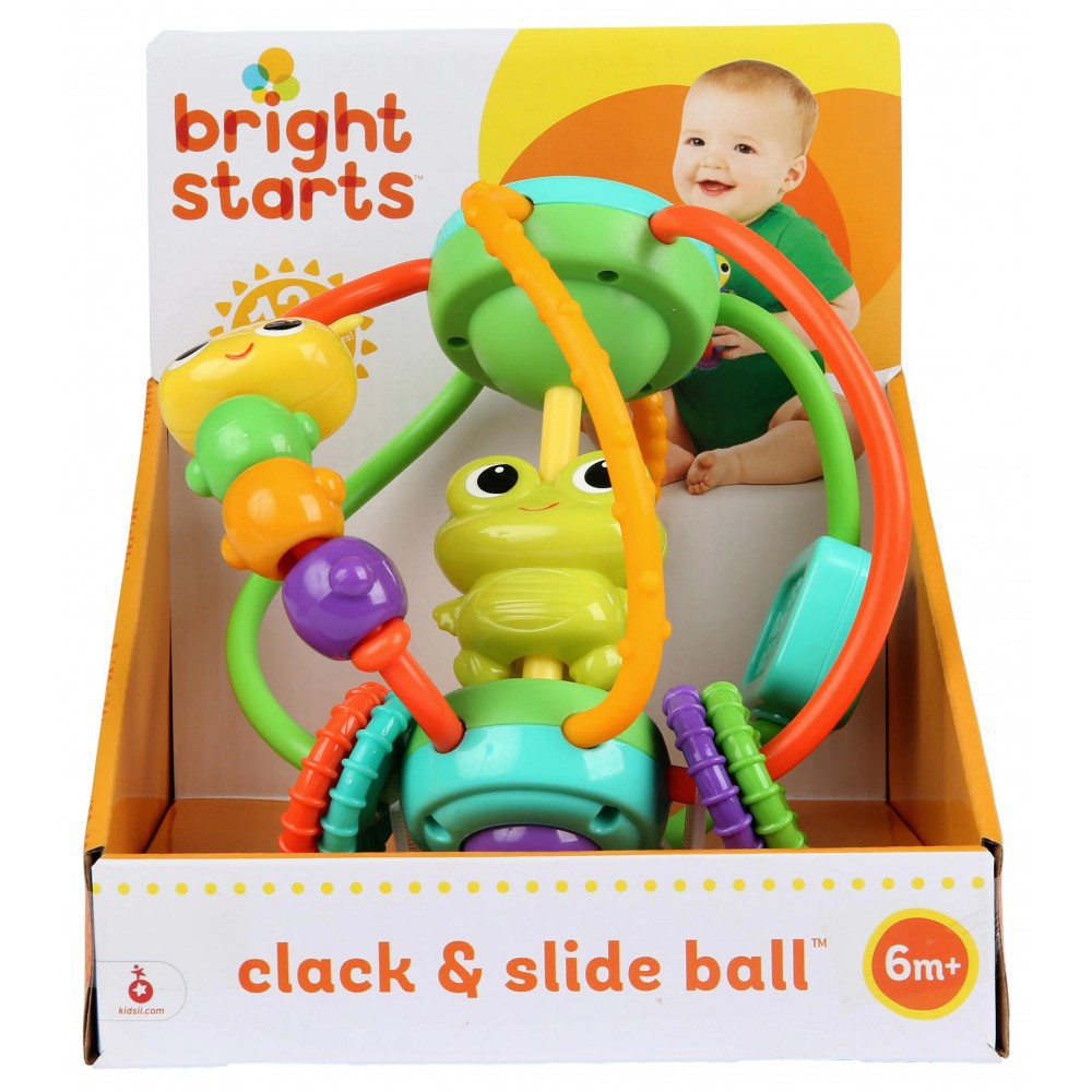 Bright Starts Clack &amp; Slide Ball