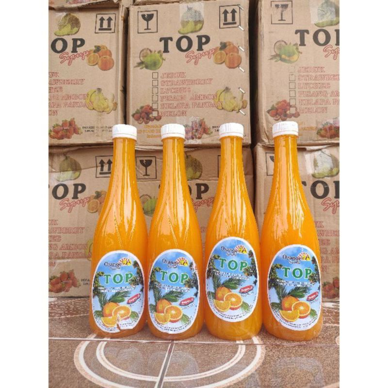 

top syrup orange squash sirup top 630ml