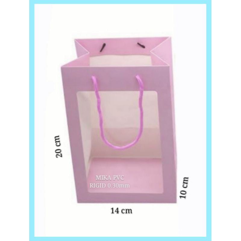 

Pearl GOODIEBAG PAPERBAG TRANSPARANT 20 X 14 X 10 cm