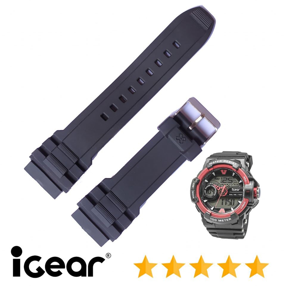 igear i64 strap tali Jam Tangan igear i64-1938 Rubber Karet jam.