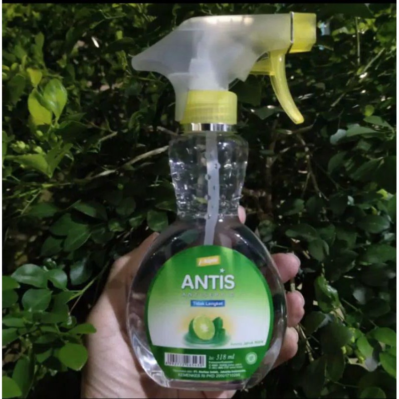 [318 ML] ANTIS BOTOL SPRAY CAIR JERUK NIPIS